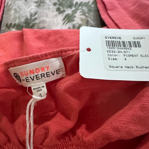 Nwt Sundry Coral Sleeveless Dress - Picture 4 of 10